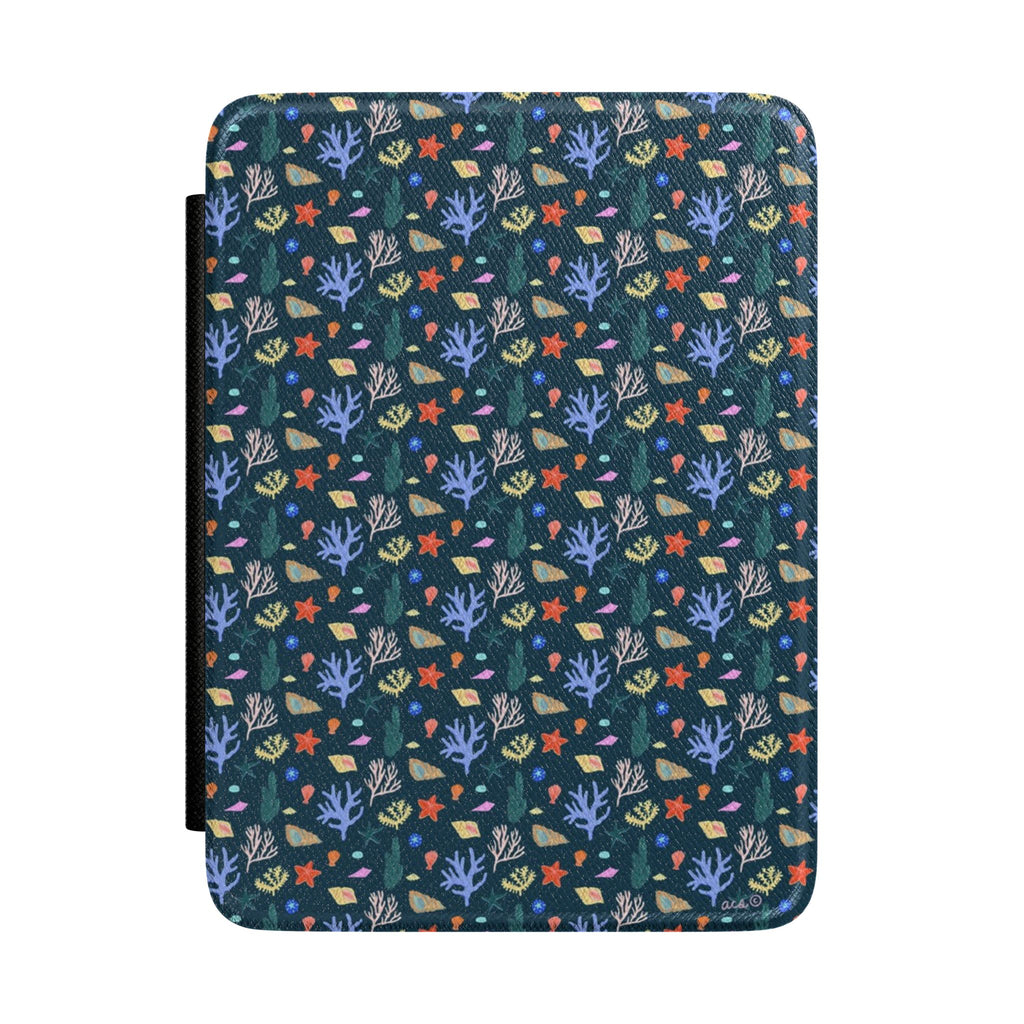 Kindle Case - Coral pattern E-Reader Sleeve