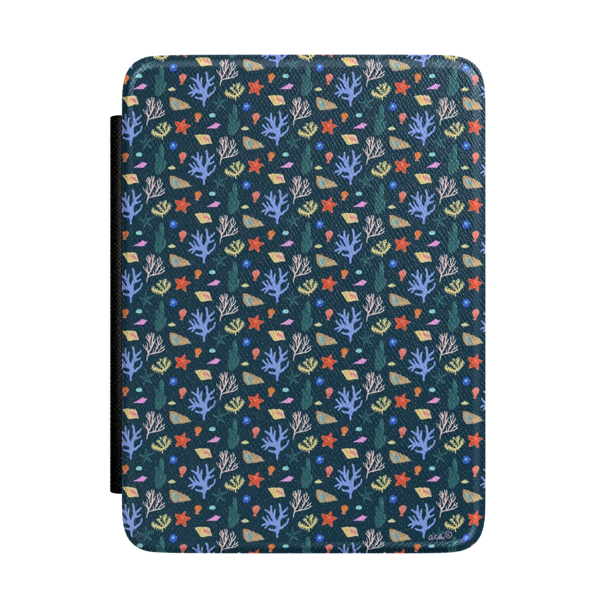 Kindle Case - Coral pattern E-Reader Sleeve