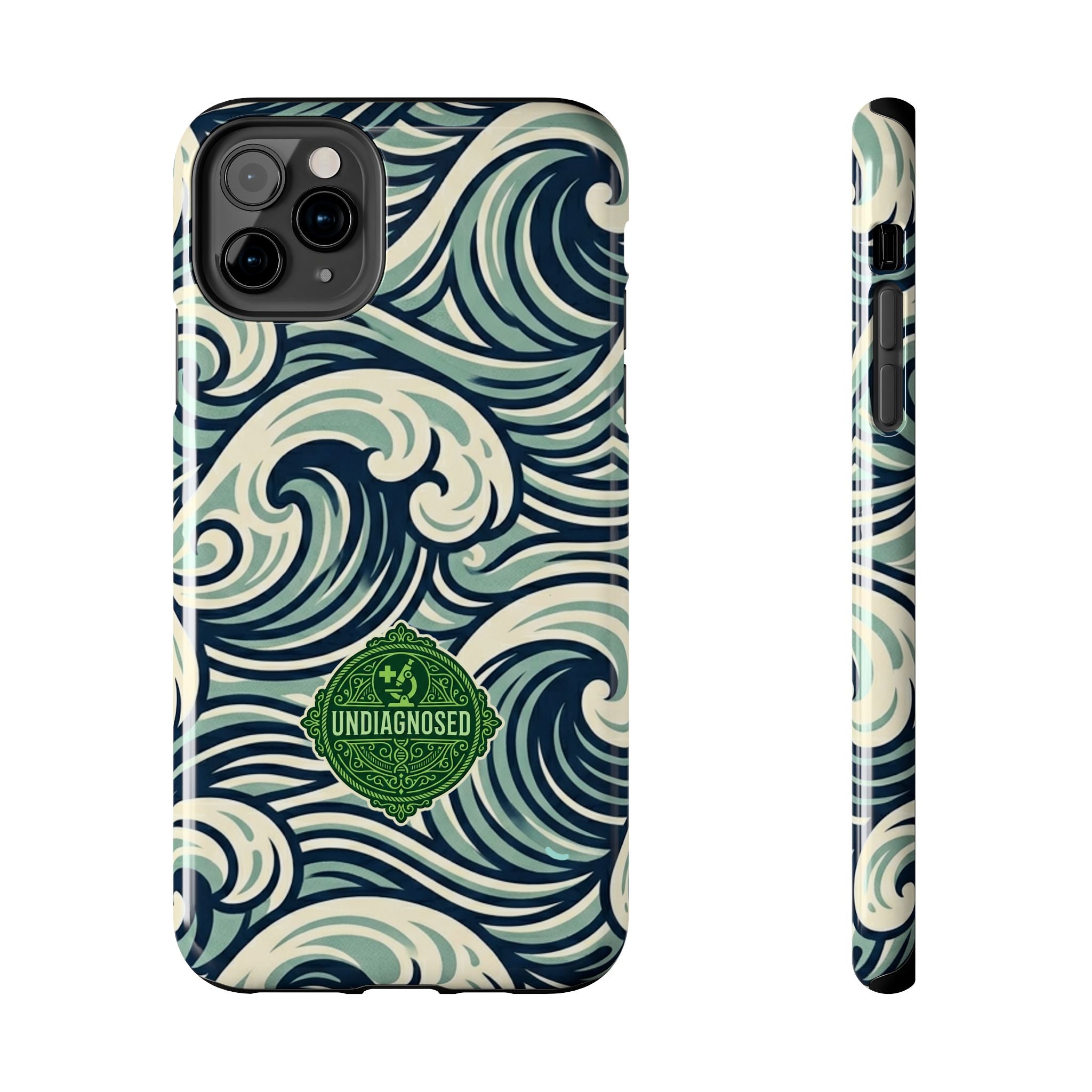 Wave Pattern - Undiagnosed™ Phone Case