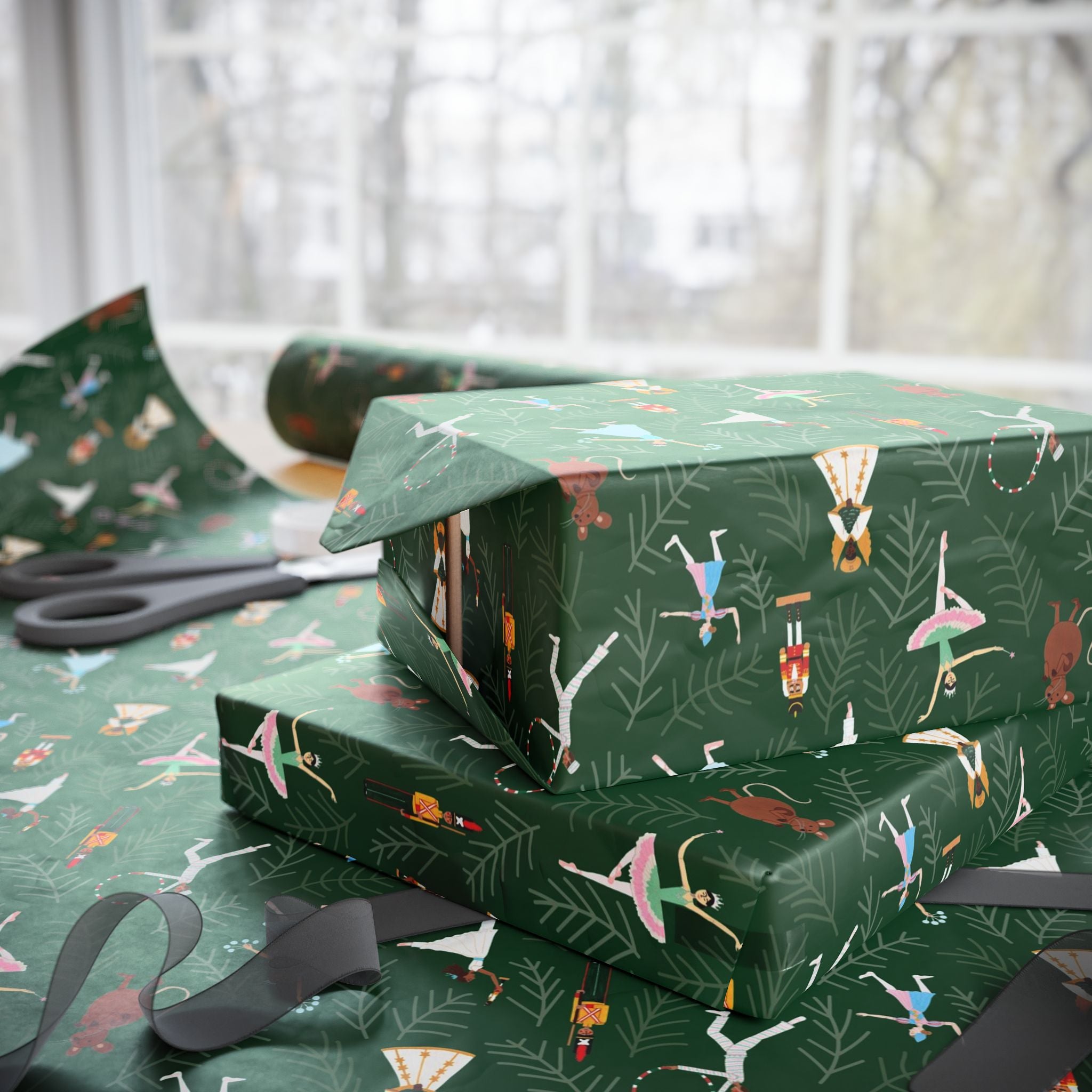 Christmas Nutcracker Wrapping Paper