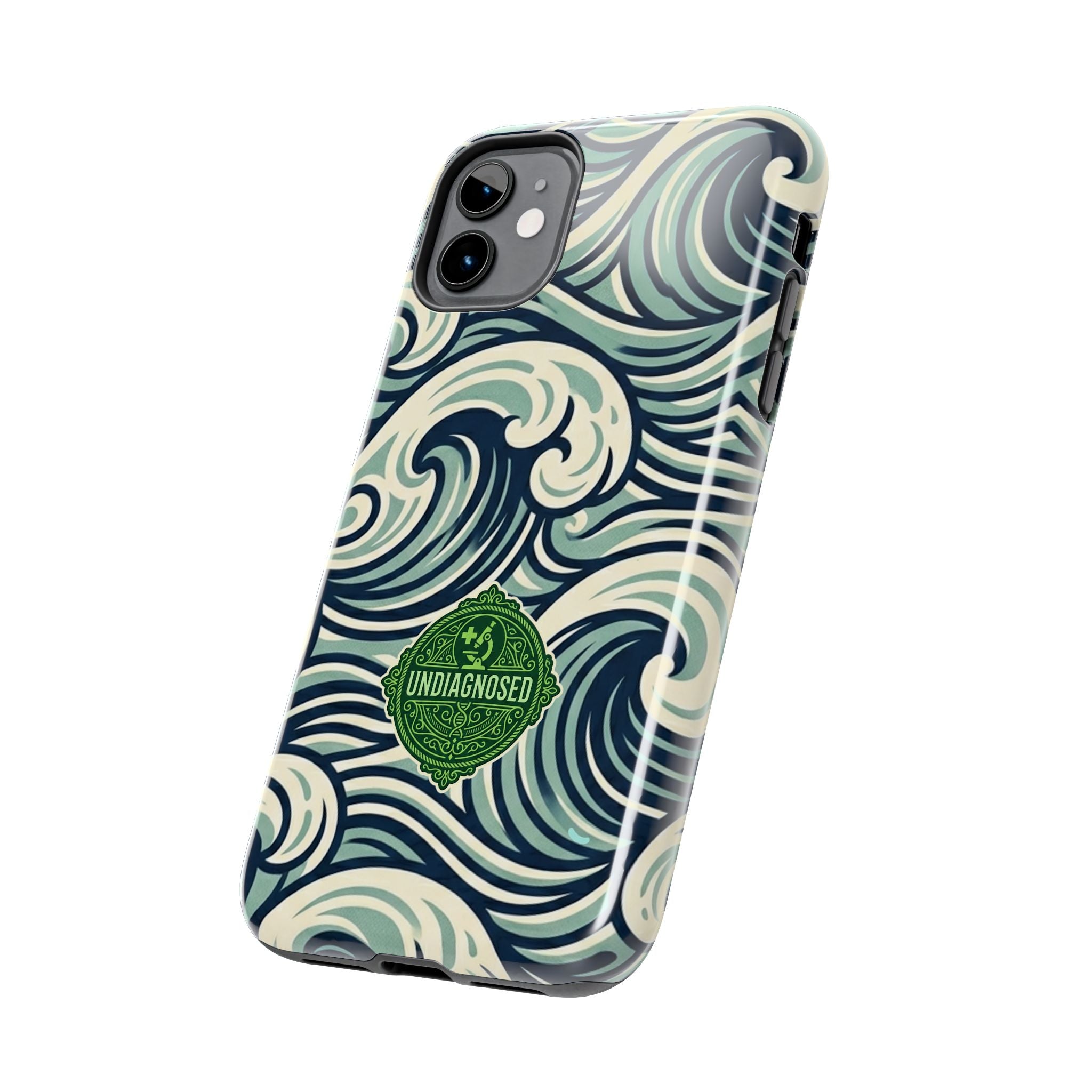 Wave Pattern - Undiagnosed™ Phone Case