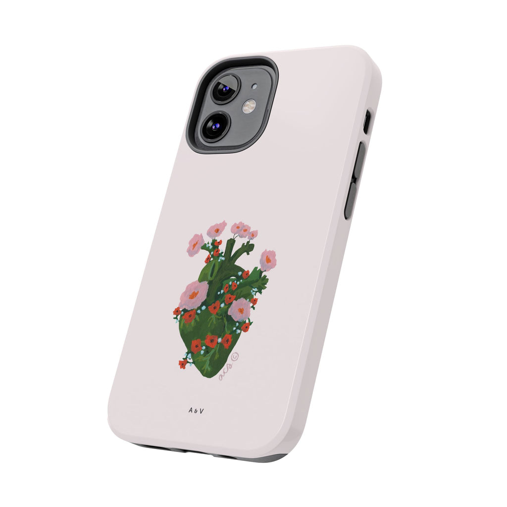 Flower Heart - Pink - Phone Case