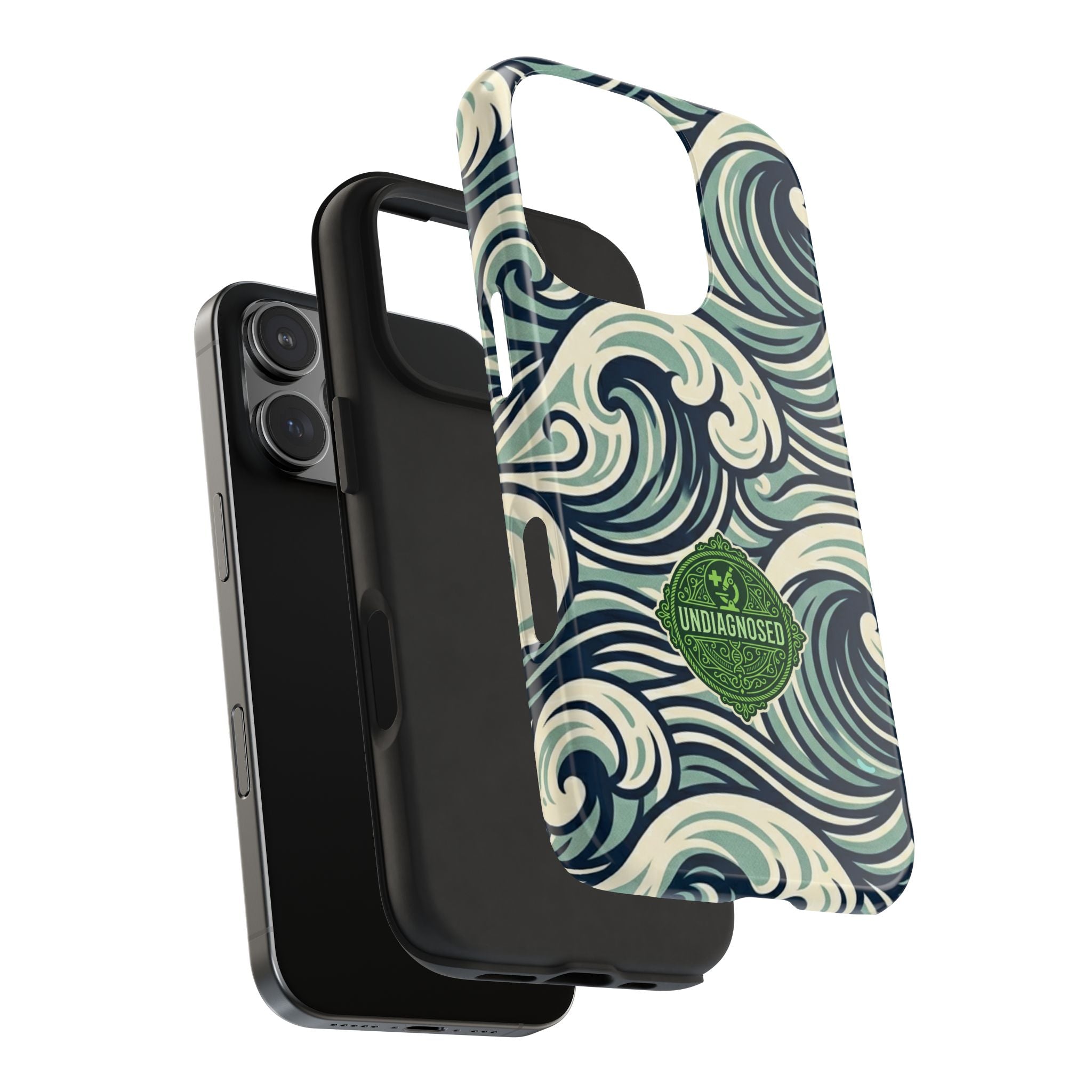 Wave Pattern - Undiagnosed™ Phone Case