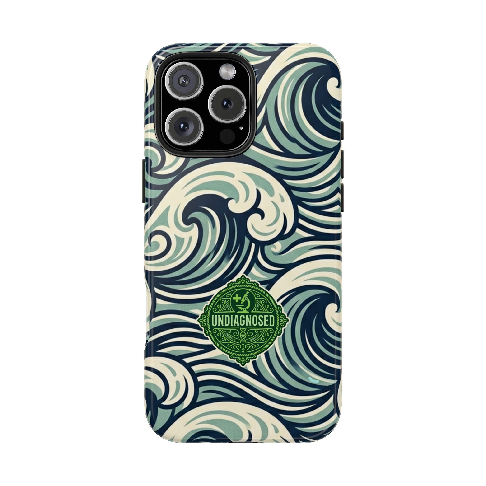 Wave Pattern - Undiagnosed™ Phone Case