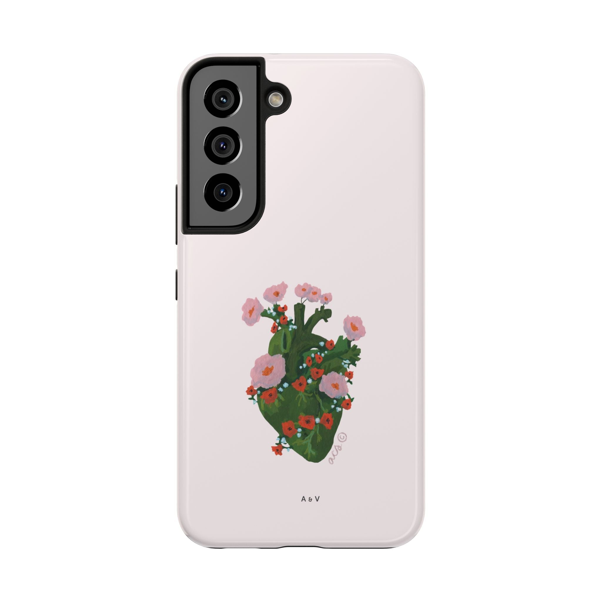 Flower Heart - Pink - Phone Case